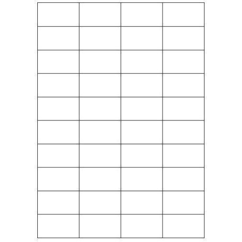 MEGASTAR CONF 4000 ETICHETTE ADESIVE 52X30 mm BIANCO OPACO